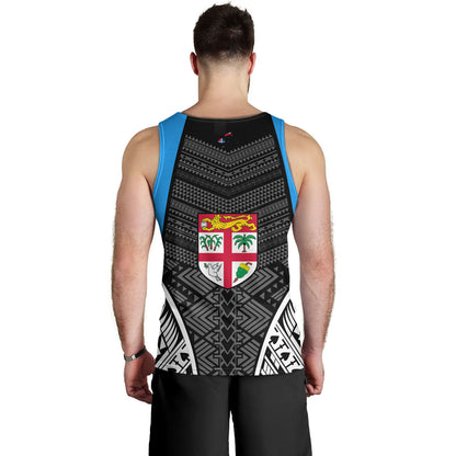 Fiji Tank Top - Custom Fijian Tapa Patterns Sport Style