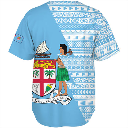 Fiji Custom Personalised Baseball Shirt Flash Style