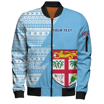 Fiji Custom Personalised Bomber Jacket Flash Style