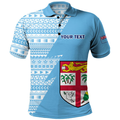 Fiji Custom Personalised Polo Shirt Flash Style