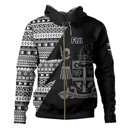 Fiji Custom Personalised Hoodie Flash Style
