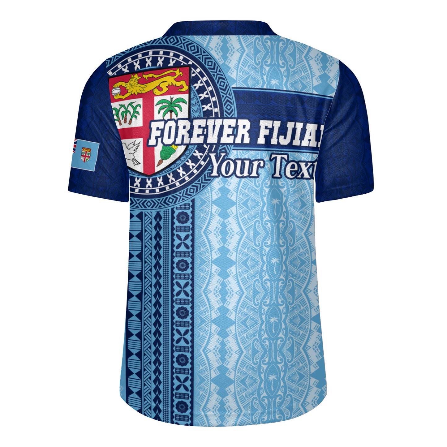 Fiji Rugby Jersey - Custom Forever Fiji Tapa Pattern Design
