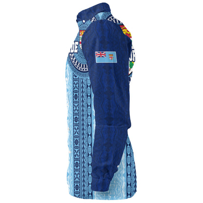Fiji Long Sleeve Shirt - Custom Forever Fiji Tapa Pattern Design