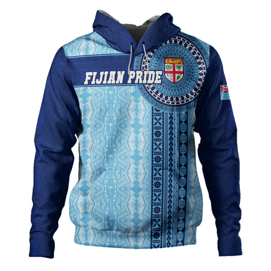 Fiji Hoodie - Custom Forever Fiji Tapa Pattern Design