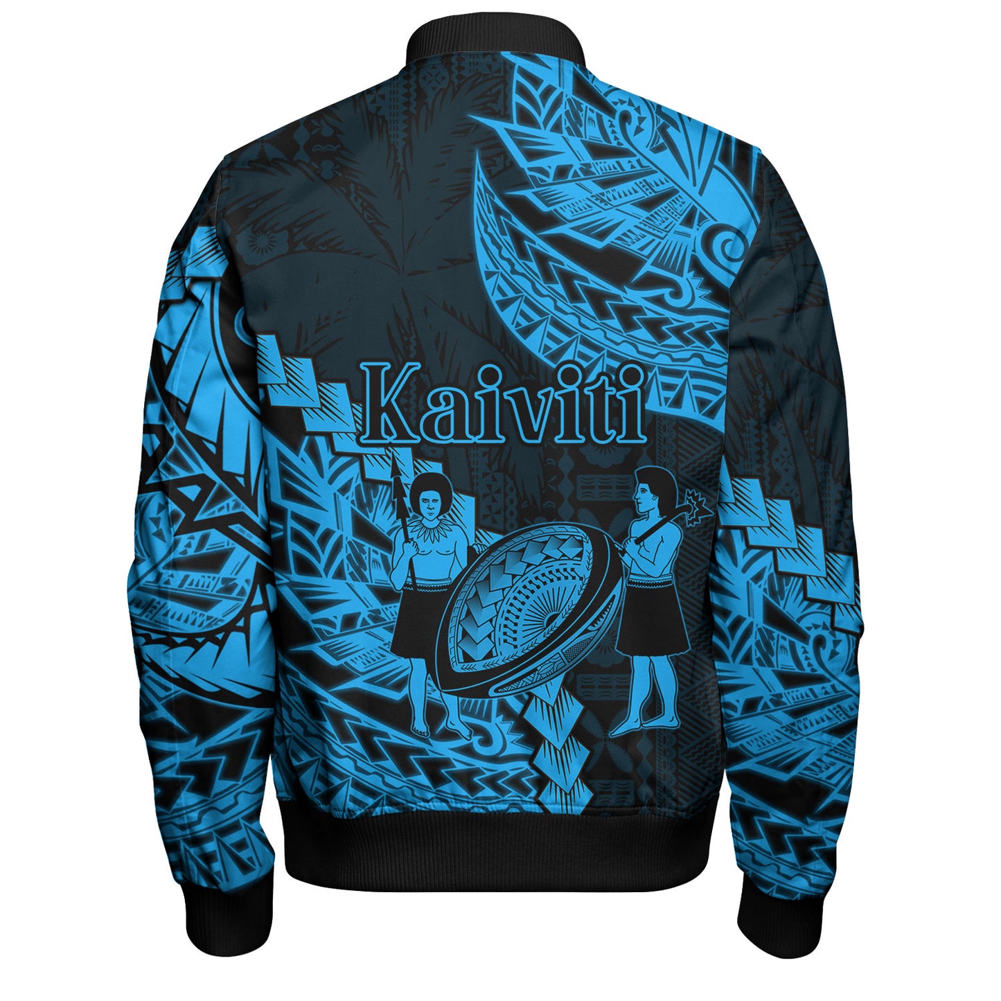 Fiji Bomber Jacket Kaiviti Fiji Rugby Palm Tree