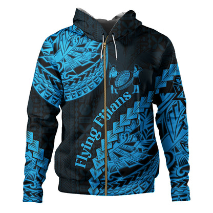 Fiji Hoodie Kaiviti Fiji Rugby Palm Tree