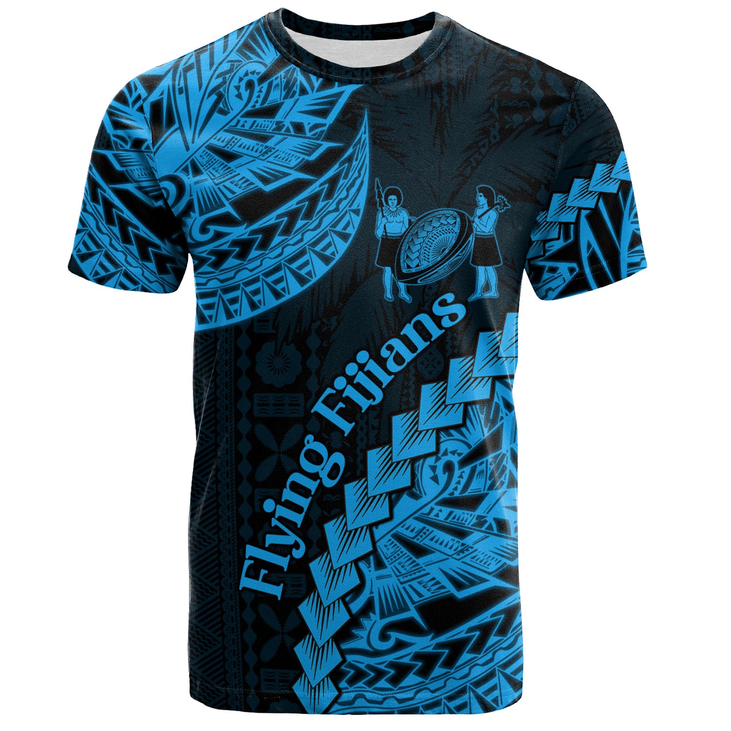 Fiji T-Shirt Kaiviti Fiji Rugby Palm Tree
