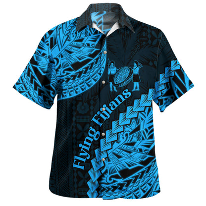 Fiji Hawaiian Shirt Kaiviti Fiji Rugby Palm Tree