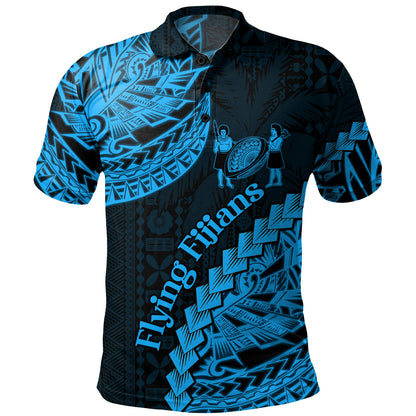 Fiji Polo Shirt Kaiviti Fiji Rugby Palm Tree