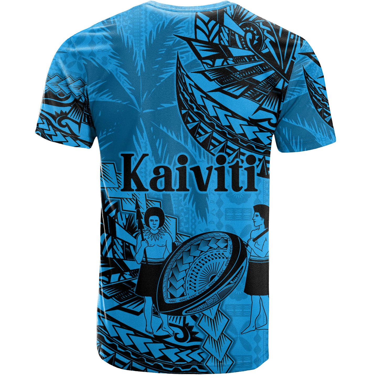 Fiji T-Shirt Kaiviti Fiji Rugby Palm Tree