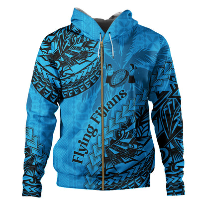 Fiji Hoodie Kaiviti Fiji Rugby Palm Tree