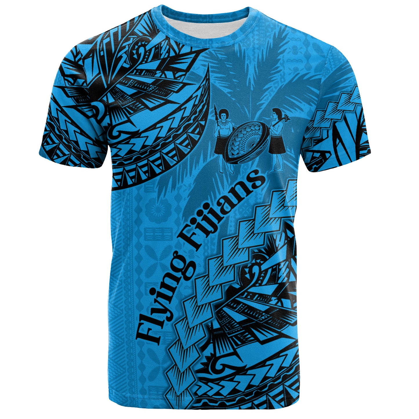 Fiji T-Shirt Kaiviti Fiji Rugby Palm Tree