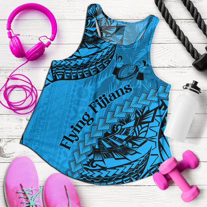 Fiji Women Tank Kaiviti Fiji Rugby Palm Tree