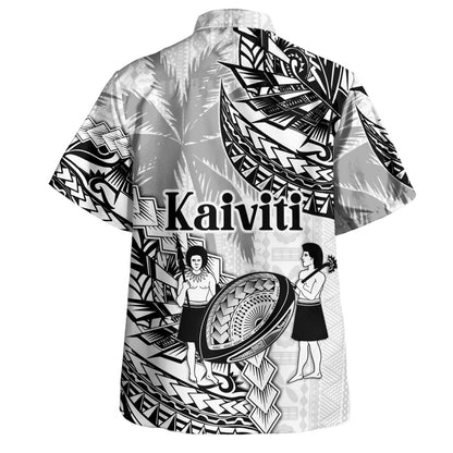 Fiji Hawaiian Shirt Kaiviti Fiji Rugby Palm Tree