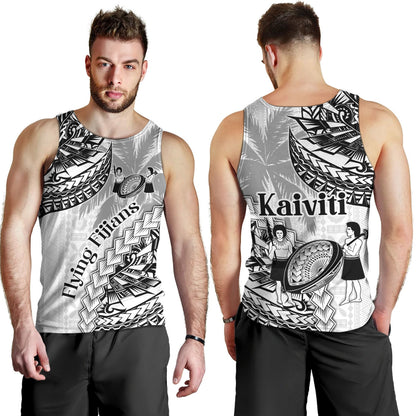 Fiji Tank Top Kaiviti Fiji Rugby Palm Tree