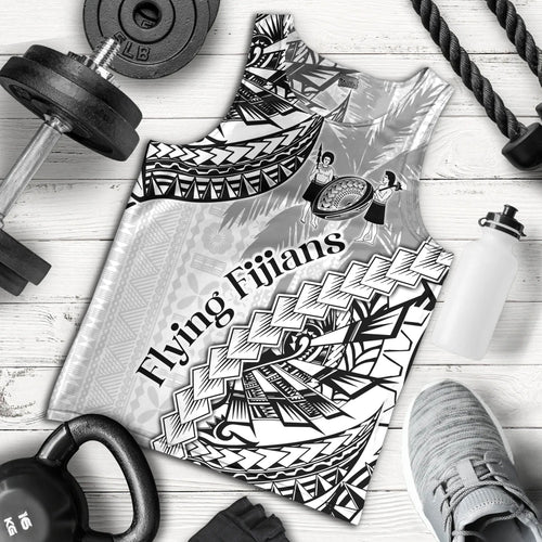 Fiji Tank Top Kaiviti Fiji Rugby Palm Tree