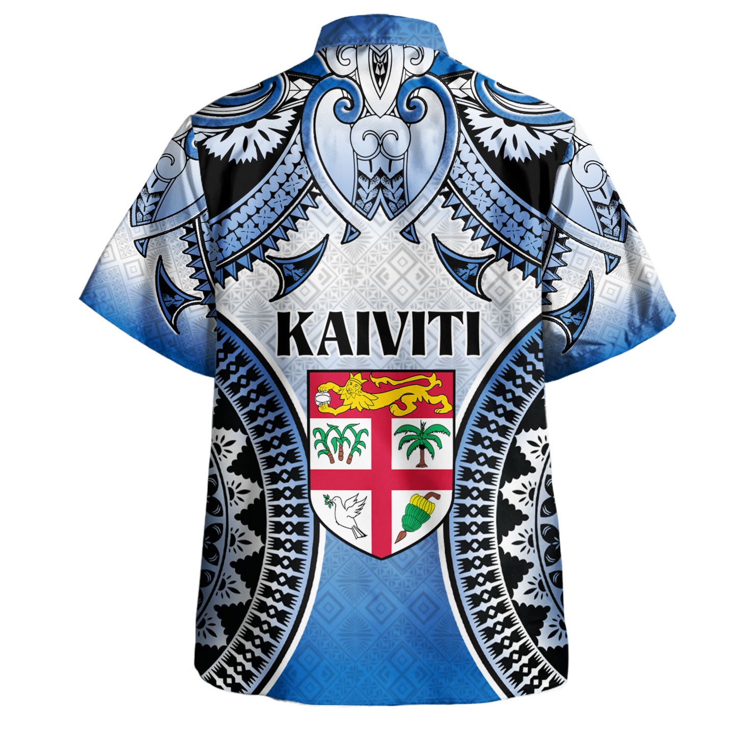 Fiji Hawaiian Shirt Bula Pattern Style Flag