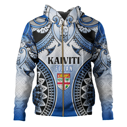 Fiji Hoodie Kaiviti Kesakesa Fiji Tapa Design