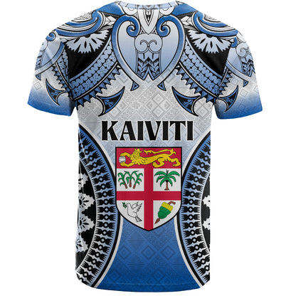 Fiji T-Shirt Kaiviti Kesakesa Fiji Tapa Design