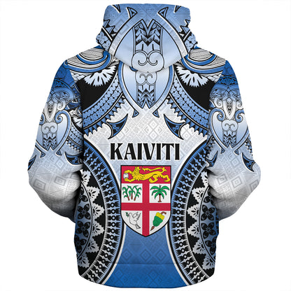 Fiji Sherpa Hoodie Kaiviti Kesakesa Fiji Tapa Design