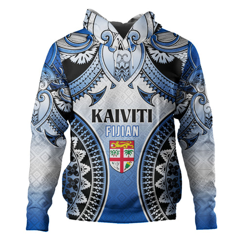 Fiji Hoodie Kaiviti Kesakesa Fiji Tapa Design