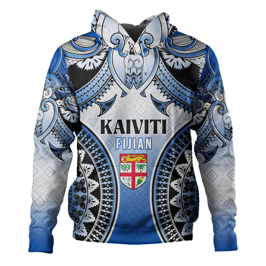 Fiji Hoodie Kaiviti Kesakesa Fiji Tapa Design
