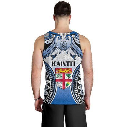 Fiji Tank Top Kaiviti Kesakesa Fiji Tapa Design