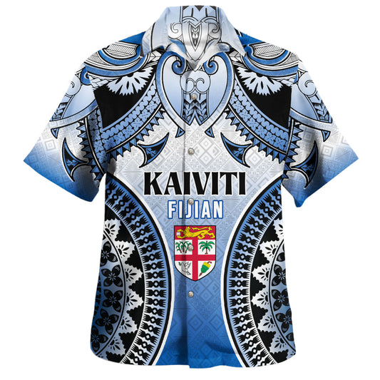 Fiji Hawaiian Shirt Kaiviti Kesakesa Fiji Tapa Design