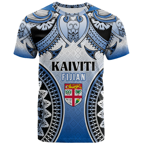 Fiji T-Shirt Kaiviti Kesakesa Fiji Tapa Design