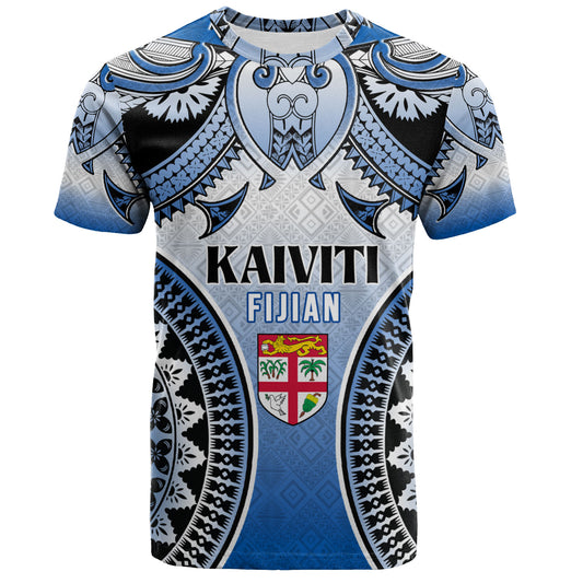 Fiji T-Shirt Kaiviti Kesakesa Fiji Tapa Design