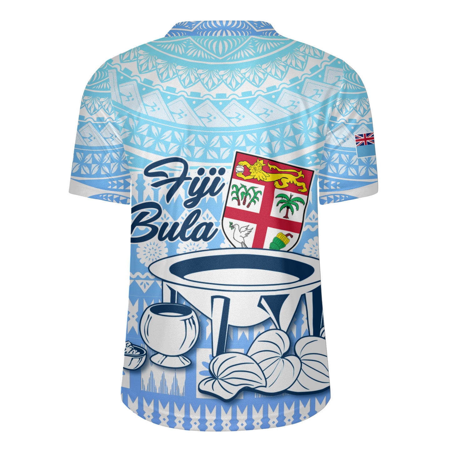 Fiji Rugby Jersey Kava Fiji Masi Patterns