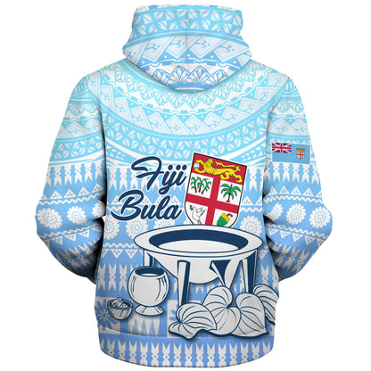 Fiji Sherpa Hoodie Kava Fiji Masi Patterns