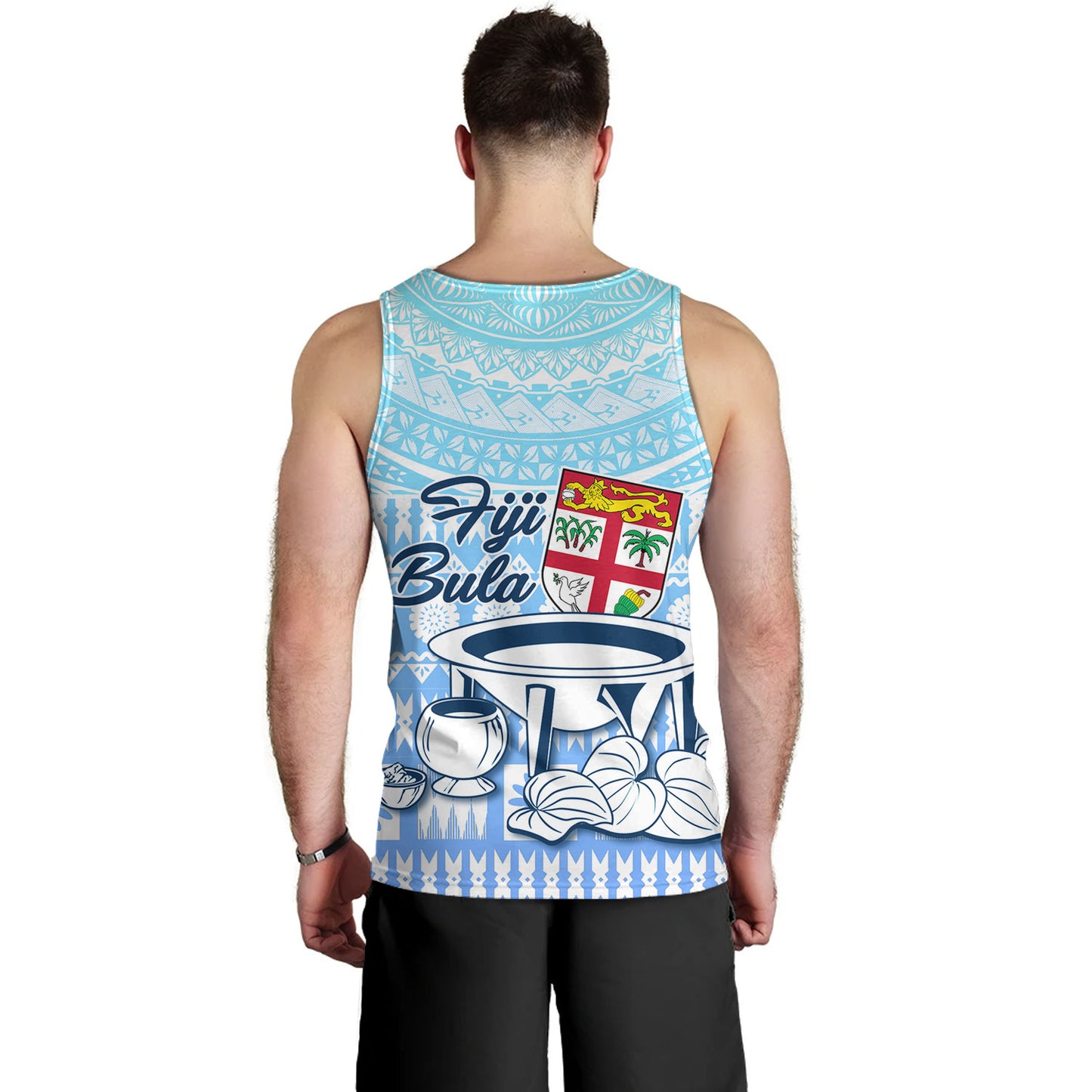 Fiji Tank Top Kava Fiji Masi Patterns