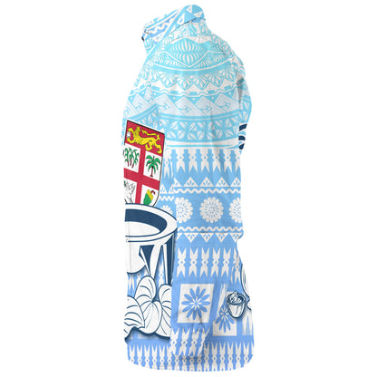 Fiji Long Sleeve Shirt Kava Fiji Masi Patterns