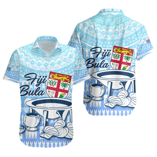 Fiji Short Sleeve Shirt Kava Fiji Masi Patterns