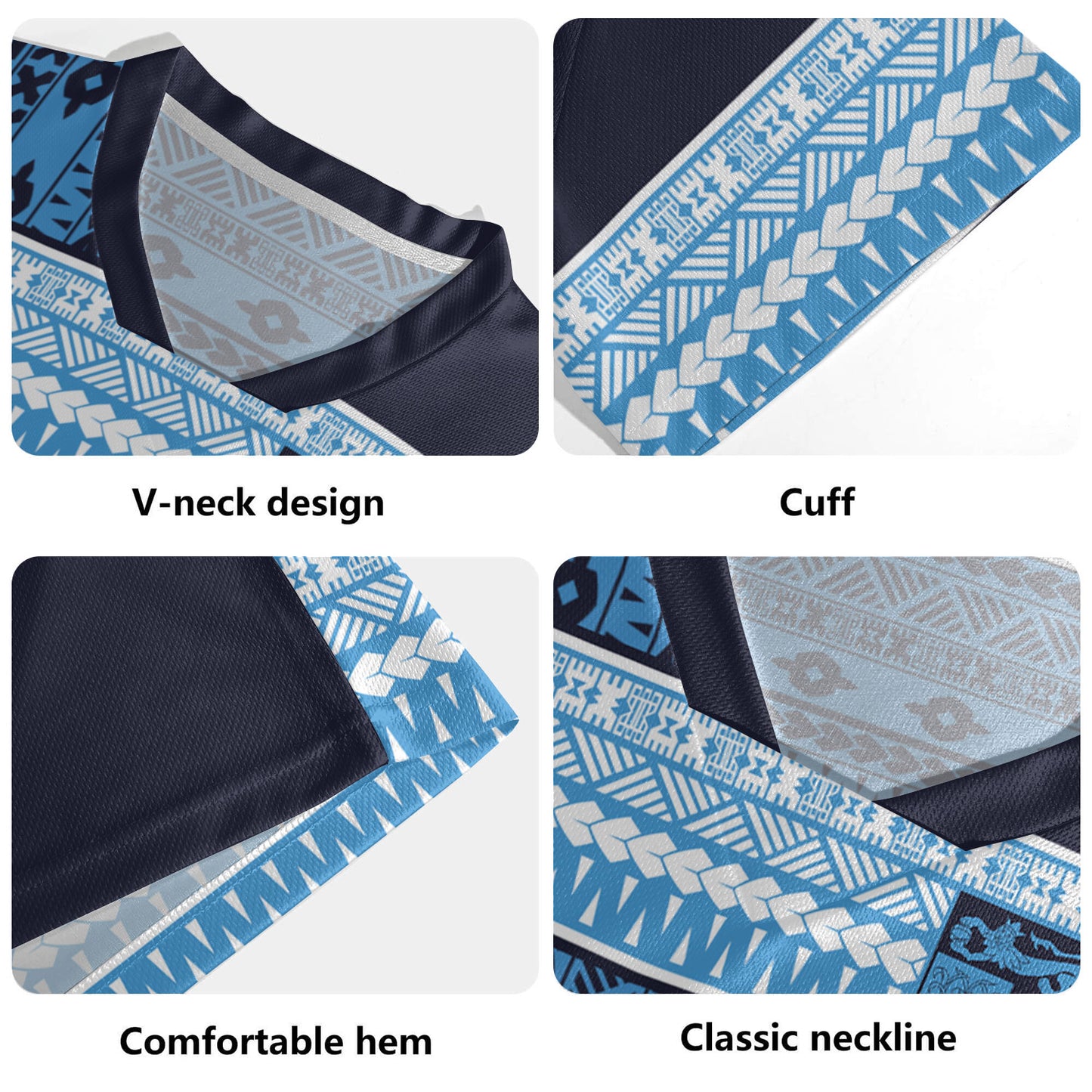 Fiji Rugby Jersey Custom Rugby Flying Fijian Makare And Tapa Design