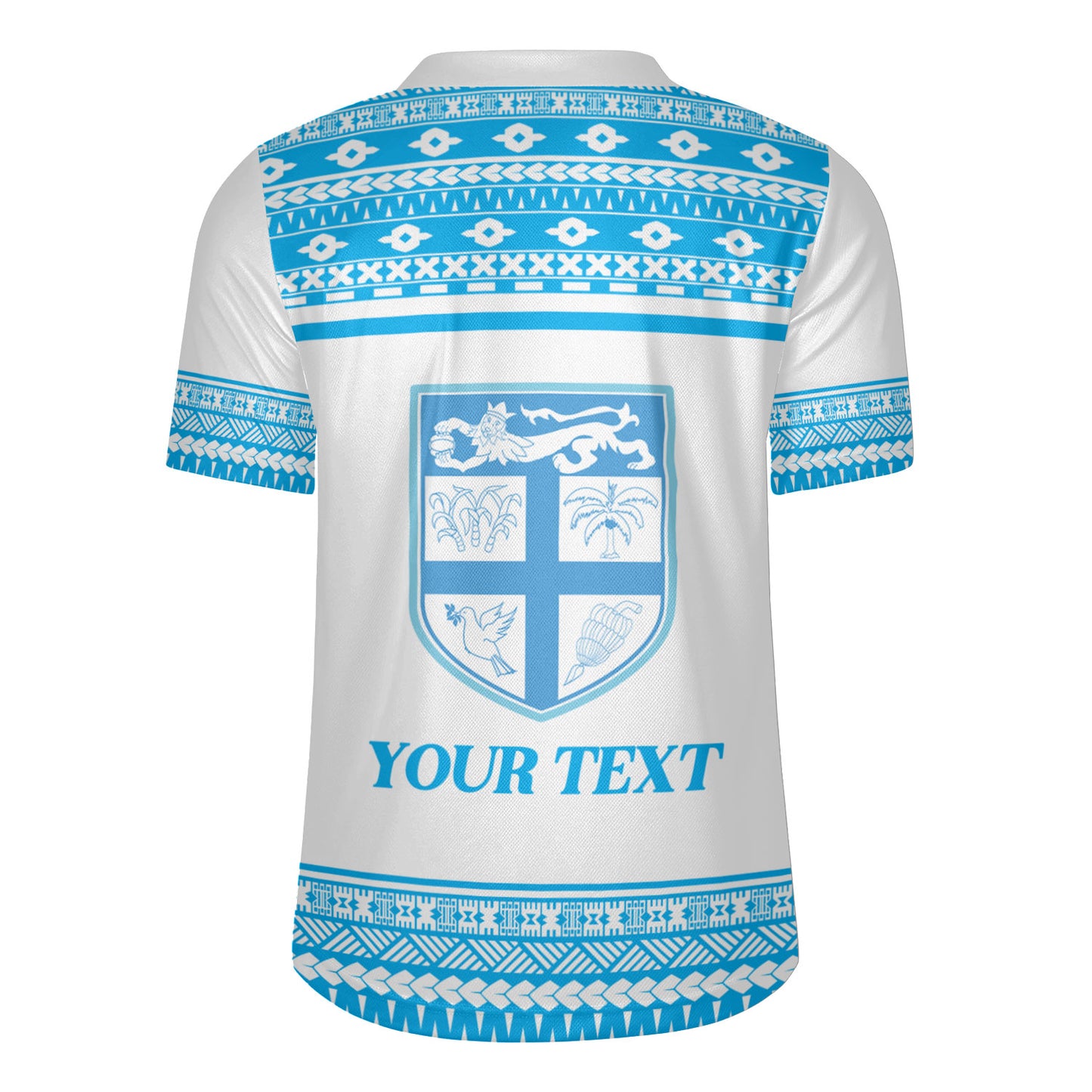 Fiji Rugby Jersey Custom Rugby Flying Fijian Makare And Tapa Design