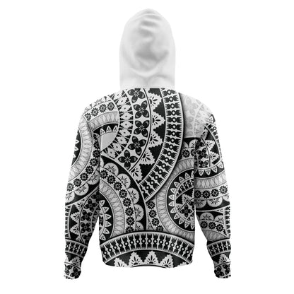 Fiji Hoodie Bula Fijian Circle Pattern Design