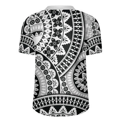 Fiji Rugby Jersey Bula Fijian Circle Pattern Design