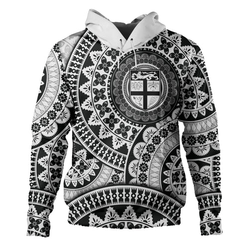Fiji Hoodie Bula Fijian Circle Pattern Design