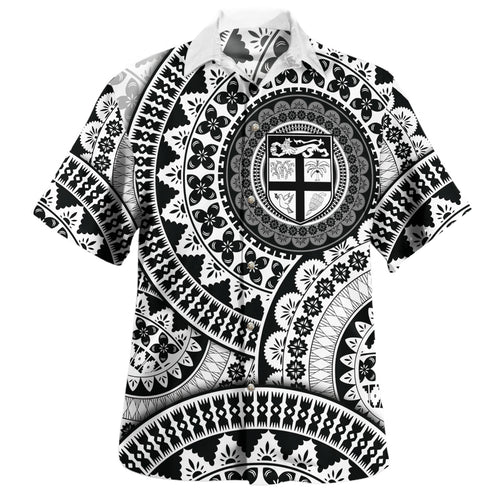 Fiji Hawaiian Shirt Bula Fiji Masi With Tagimaucia Flowers