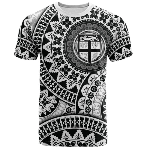 Fiji T-Shirt Bula Fijian Circle Pattern Design