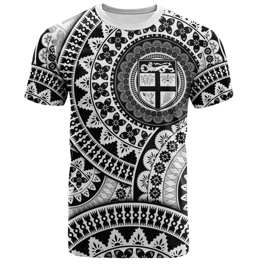 Fiji T-Shirt Bula Fijian Circle Pattern Design