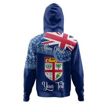 Fiji Hoodie - Custom Fijian Pride Masi Patterns