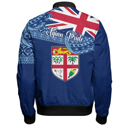 Fiji Bomber Jacket - Custom Fijian Pride Masi Patterns