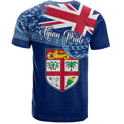 Fiji T-Shirt - Custom Fijian Pride Masi Patterns