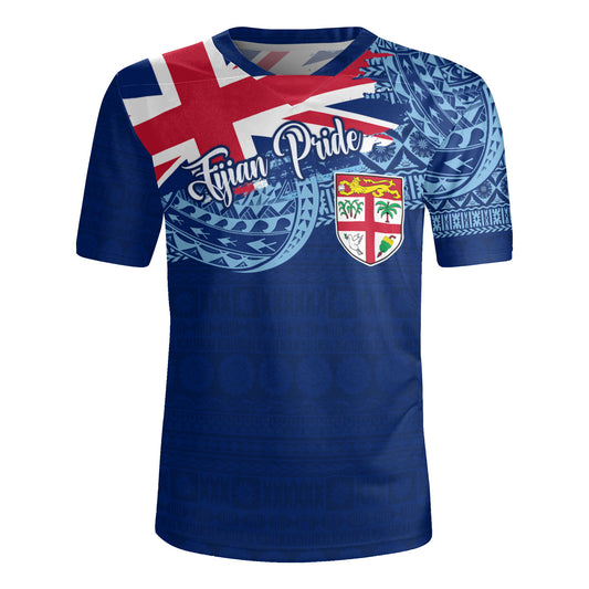 Fiji Rugby Jersey - Custom Fijian Pride Masi Patterns