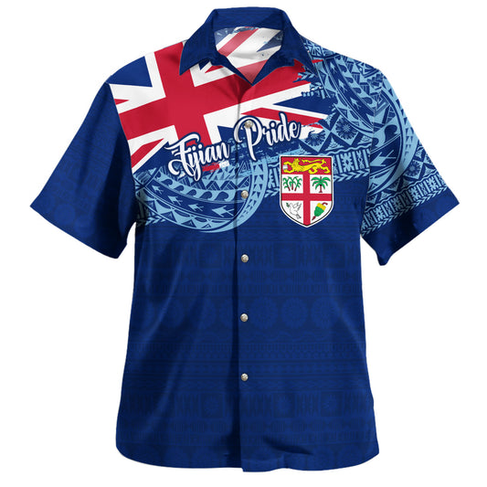 Fiji Hawaiian Shirt - Custom Fijian Tapa Patterns Sport Style