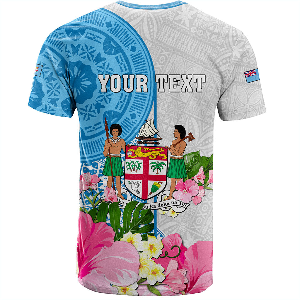 Fiji T-Shirt Fiji Day Tanoa Hibiscus Fijian Tapa Masi Pattern