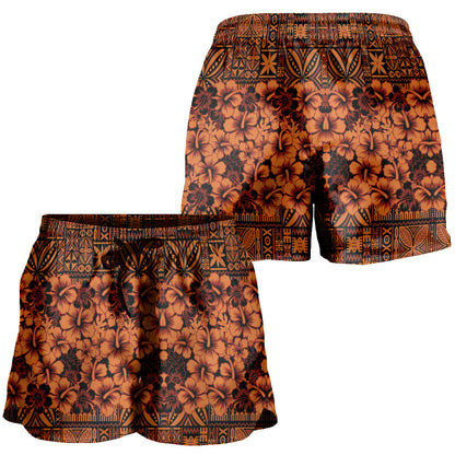 Fiji Women Shorts Hibiscus Festival